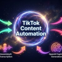 TikTok Content Pipeline – AI Agent for Video Transcription, Caption Generation, and Scheduling
